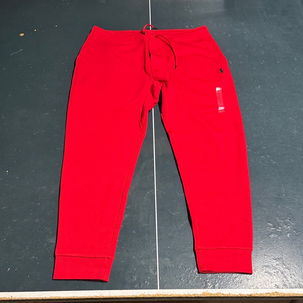 Ralph Lauren Vibrant Red Polo Joggers
